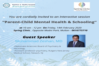 Interactive session on “Parent-Child Mental Health & Schooling”